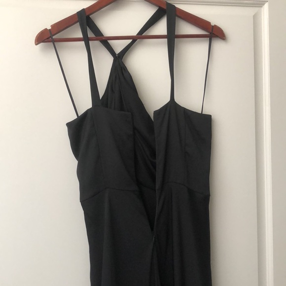 🖤 BHLDN Anthropologie Ashland Satin Charmeuse Bridesmaid Dress - Picture 7 of 8